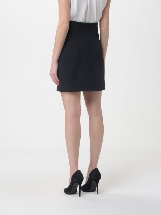 26SS 엘리자베타프랜치 숏 스커트 GO16761E2 110 Black - ELISABETTA FRANCHI