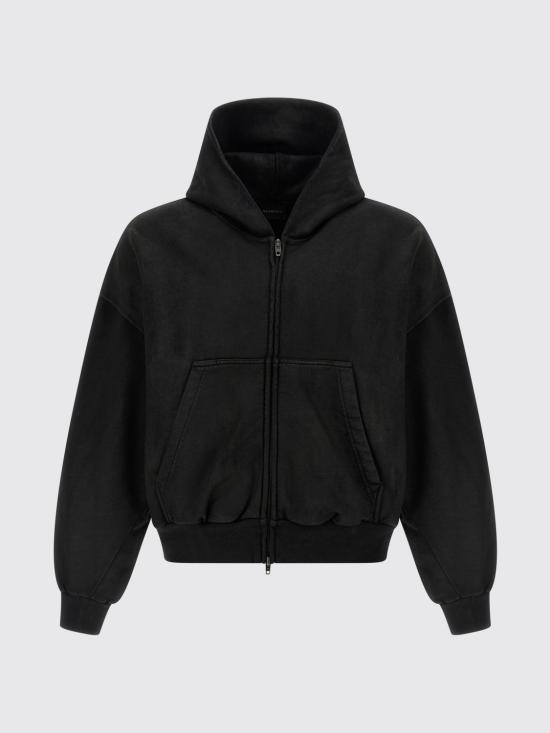 26SS 발렌시아가 긴팔 티셔츠 858145TTVV1 1000 Black