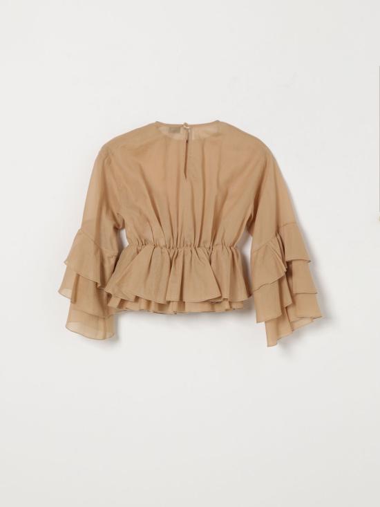 26SS [키즈] 핑코 블라우스 KFCA0380CA005 6023 Coffee - PINKO