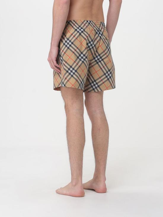 26SS 버버리 체크 스윔팬츠 8087335 Sand - BURBERRY