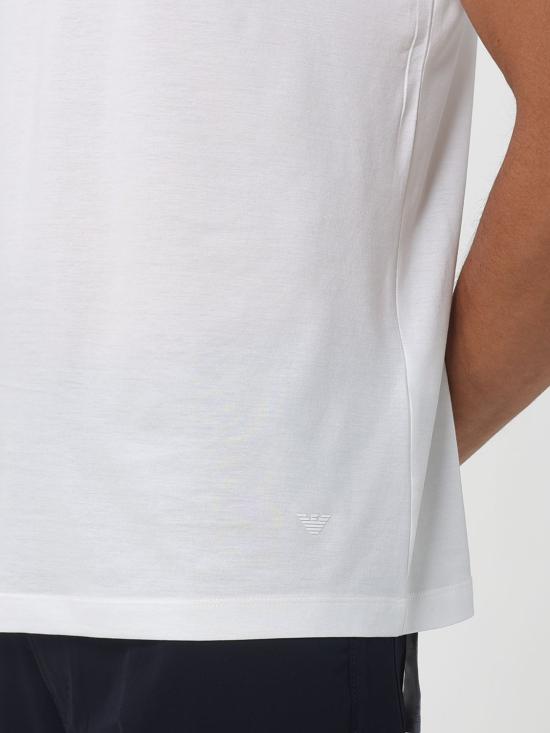 26SS 엠포리오 아르마니 반팔 티셔츠 EM006691AF10017 U0003 White - EMPORIO ARMANI