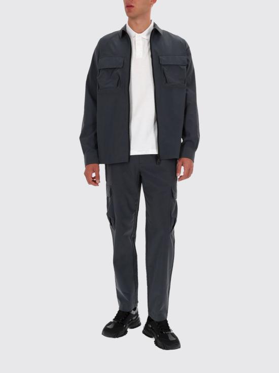 25FW 베르사체 긴팔 셔츠 79GALD21CQ10D 831 Grey - VERSACE