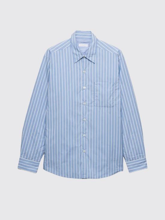 26SS 프라다 긴팔 셔츠 UCN672SOOO189H F0D9K Blue