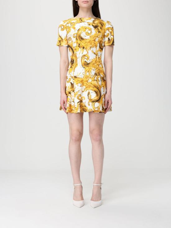 26SS 베르사체 롱 원피스 80HAO918NS756 G03 White