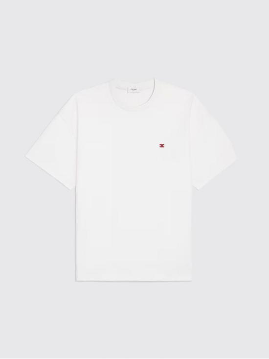 26SS 셀린느 반팔 티셔츠 RX0HW1243 GDJ2 White