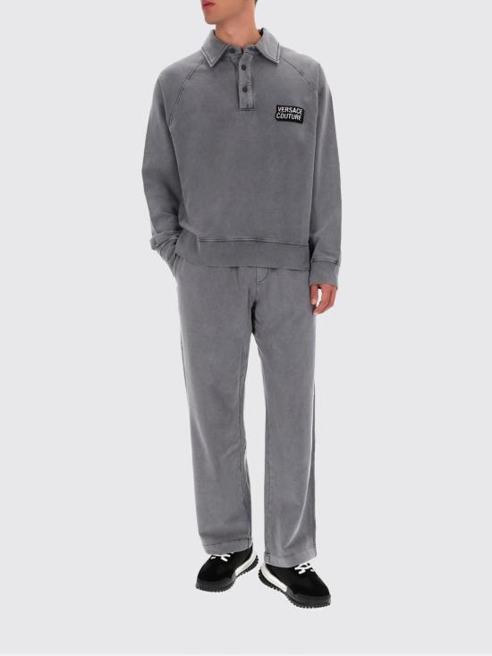 25FW 베르사체 긴팔 티셔츠 79GAIE00CF00E 831 Grey - VERSACE