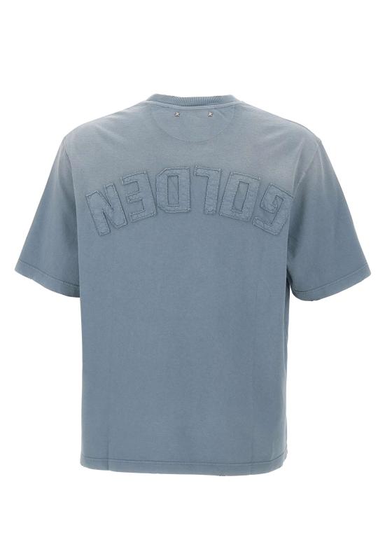 26SS 골든구스 반팔 티셔츠 GUP01873 P00177350813 Blue - GOLDEN GOOSE