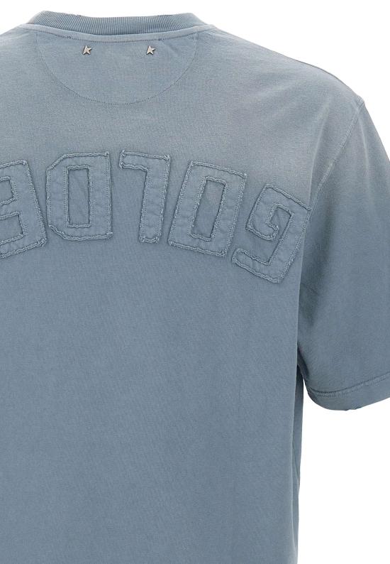 26SS 골든구스 반팔 티셔츠 GUP01873 P00177350813 Blue - GOLDEN GOOSE