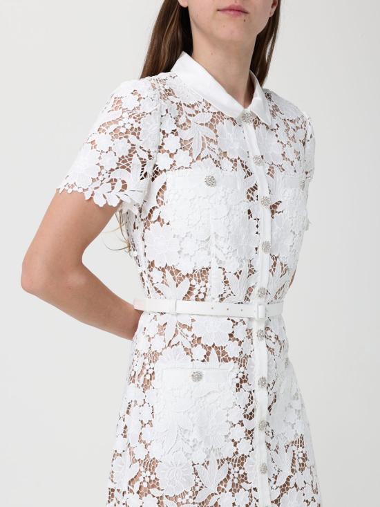 26SS 셀프 포트레이트 롱 원피스 SS26096MW White - SELF PORTRAIT