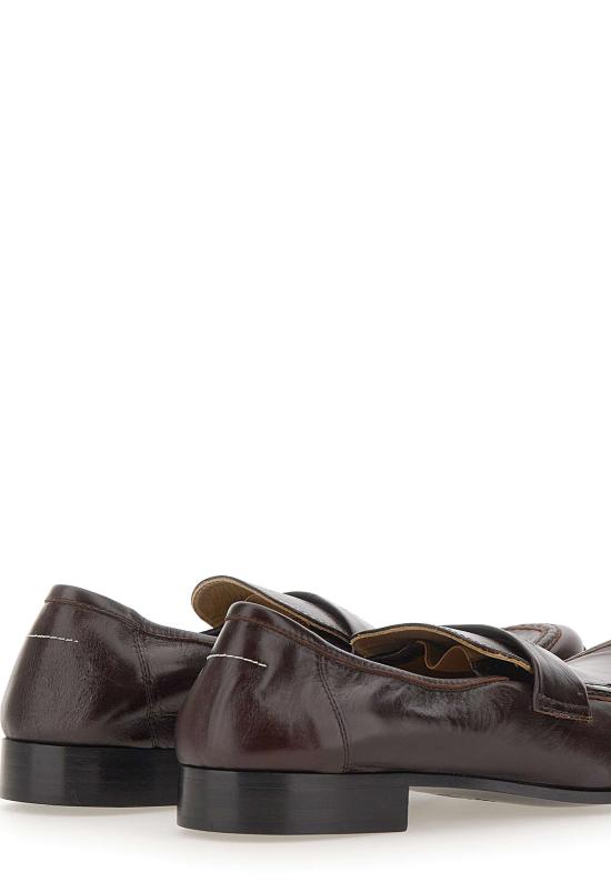 26SS MM6 메종마르지엘라 로퍼 SH3WR0008 P7560T8243 Brown - MM6 MAISON MARGIELA