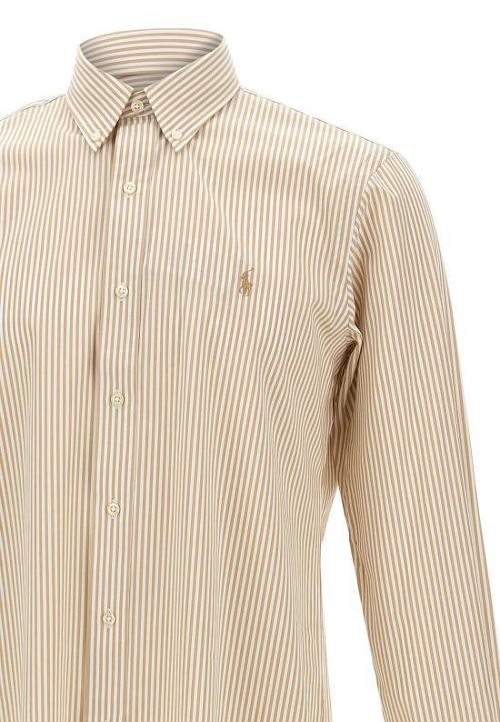 26SS 폴로 랄프로렌 긴팔 셔츠 710929346 502 Beige - POLO RALPH LAUREN