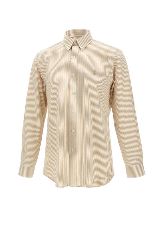 26SS 폴로 랄프로렌 긴팔 셔츠 710929346 502 Beige