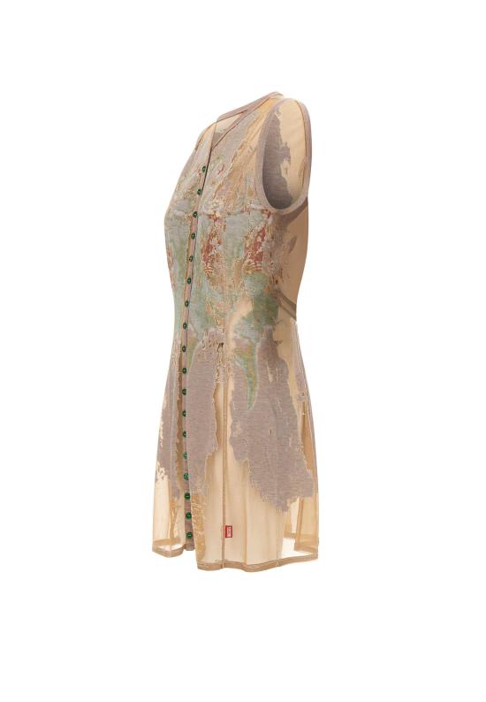 26SS 디젤 미디 원피스 A22281 0SIBV7GJA MultiColour - DIESEL