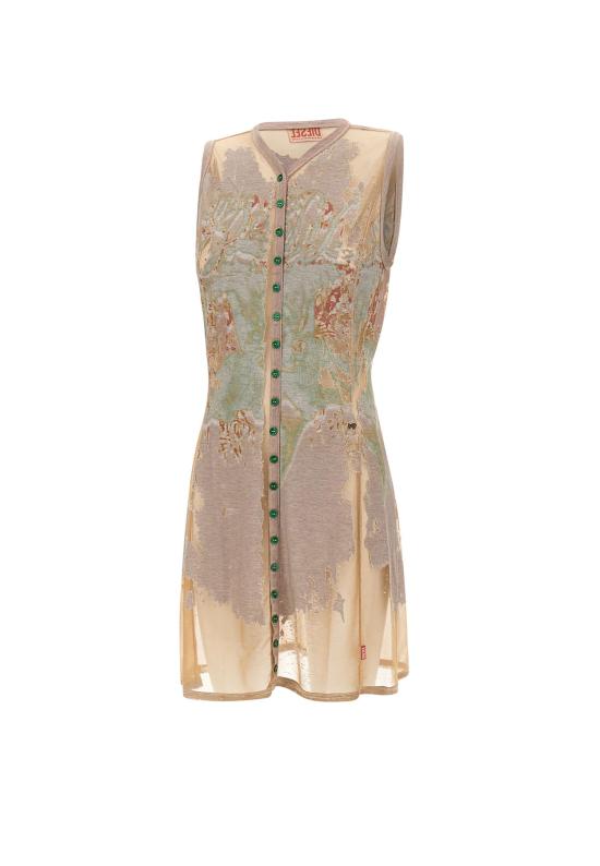 26SS 디젤 미디 원피스 A22281 0SIBV7GJA MultiColour