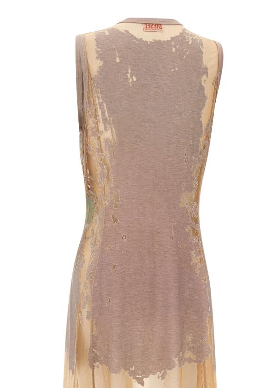 26SS 디젤 미디 원피스 A22281 0SIBV7GJA MultiColour - DIESEL