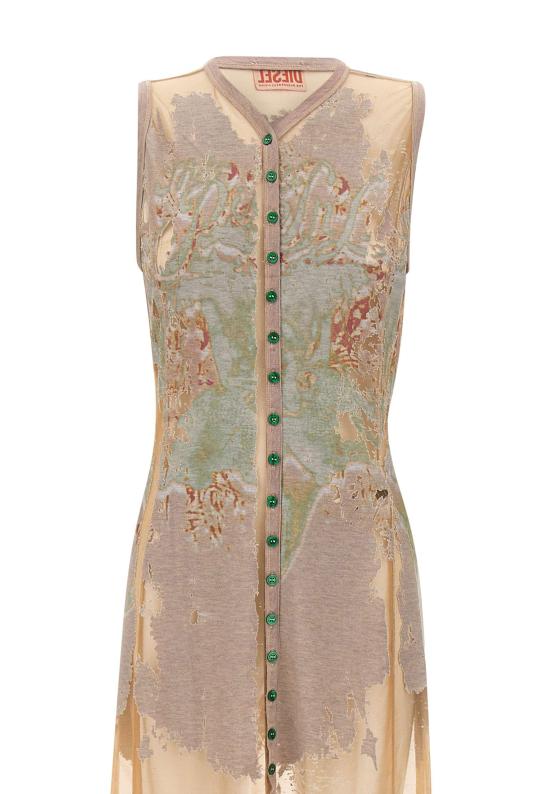 26SS 디젤 미디 원피스 A22281 0SIBV7GJA MultiColour - DIESEL