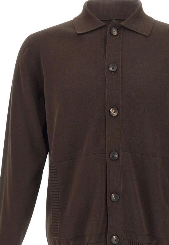 26SS 필리포 드 로렌티스 가디건 BP3MLT CR12R190 Brown - FILIPPO DE LAURENTIIS