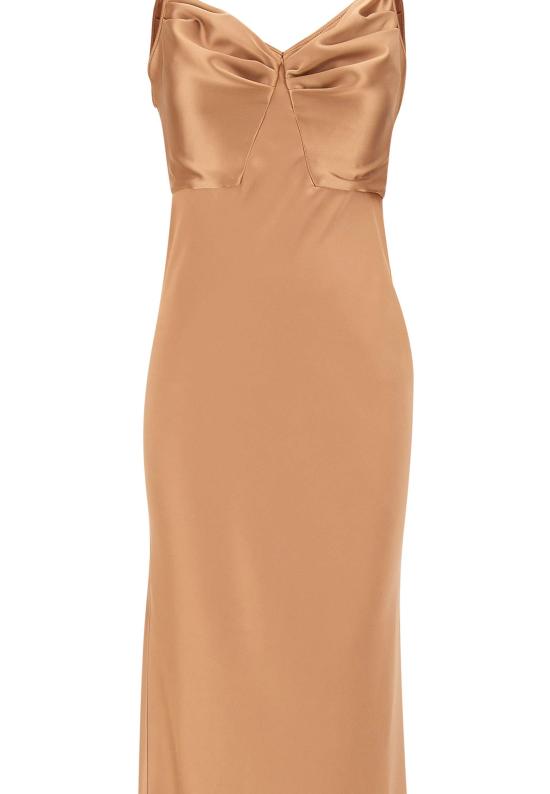 26SS 엘리자베타프랜치 미디 원피스 ABR3362E2 EV8 Brown - ELISABETTA FRANCHI