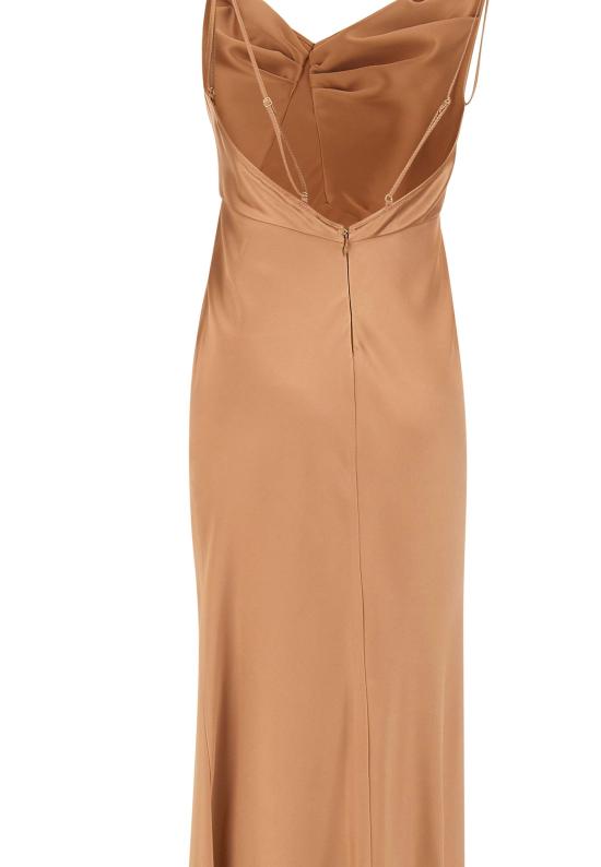 26SS 엘리자베타프랜치 미디 원피스 ABR3362E2 EV8 Brown - ELISABETTA FRANCHI