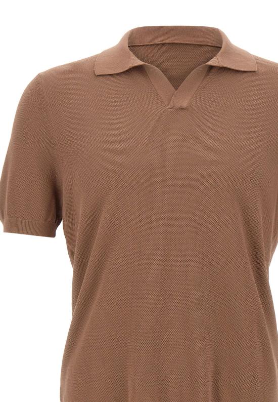 26SS 그랑싸쏘 폴로 티셔츠 57157 20643168 Brown - GRAN SASSO