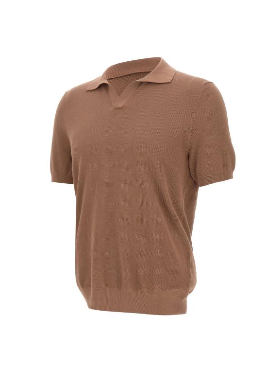 26SS 그랑싸쏘 폴로 티셔츠 57157 20643168 Brown - GRAN SASSO