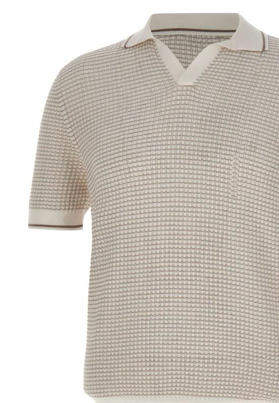 26SS 그랑싸쏘 폴로 티셔츠 57191 20650002 White - GRAN SASSO