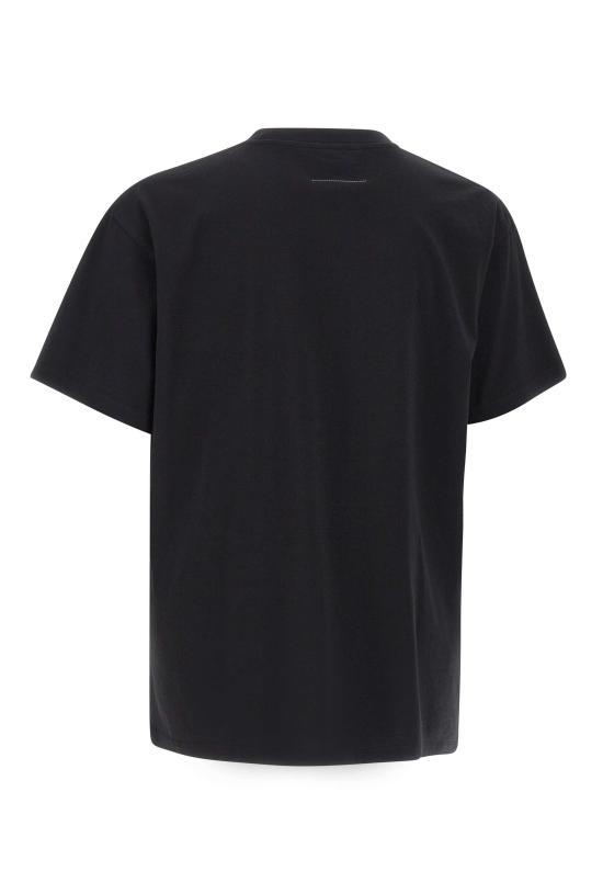 26SS MM6 메종마르지엘라 스프레이 페인트 티셔츠 SH0GC0067 M20048900 Black - MM6 MAISON MARGIELA