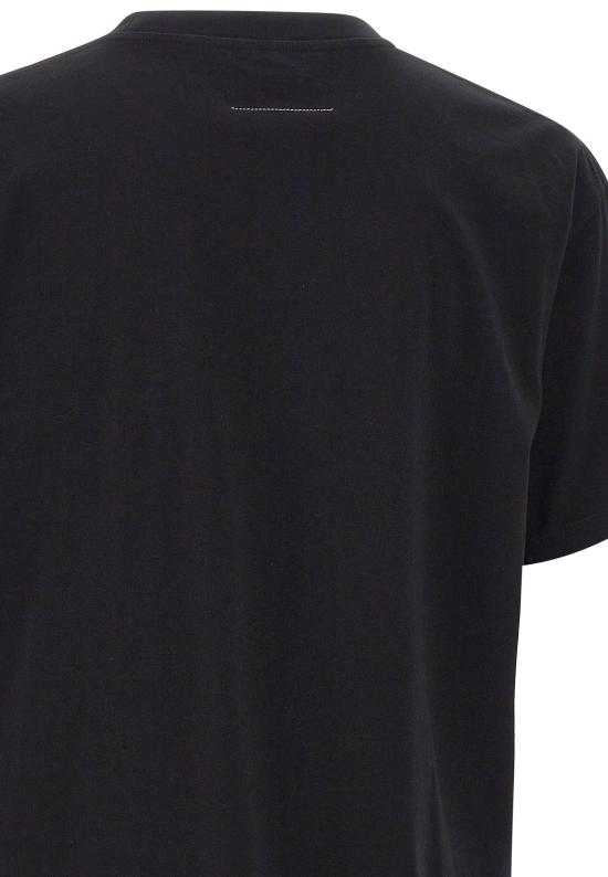 26SS MM6 메종마르지엘라 스프레이 페인트 티셔츠 SH0GC0067 M20048900 Black - MM6 MAISON MARGIELA