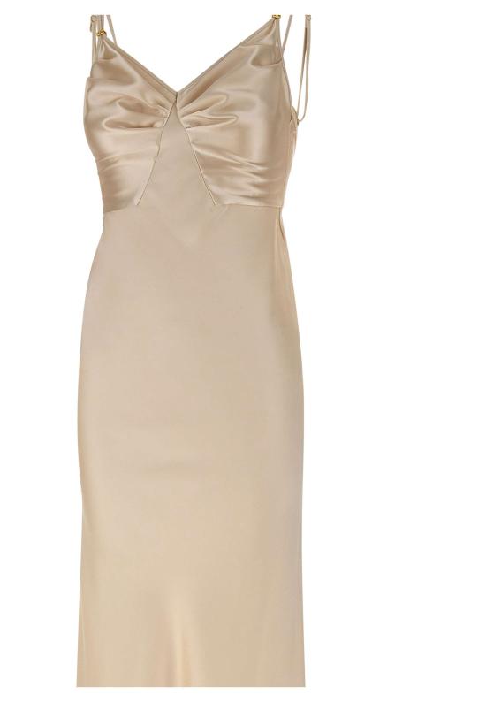 26SS 엘리자베타프랜치 미디 원피스 ABR3362E2 197 White - ELISABETTA FRANCHI