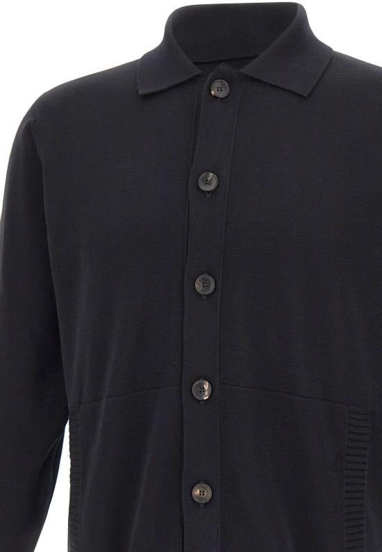 26SS 필리포 드 로렌티스 가디건 BP3MLT CR12R990 Black - FILIPPO DE LAURENTIIS