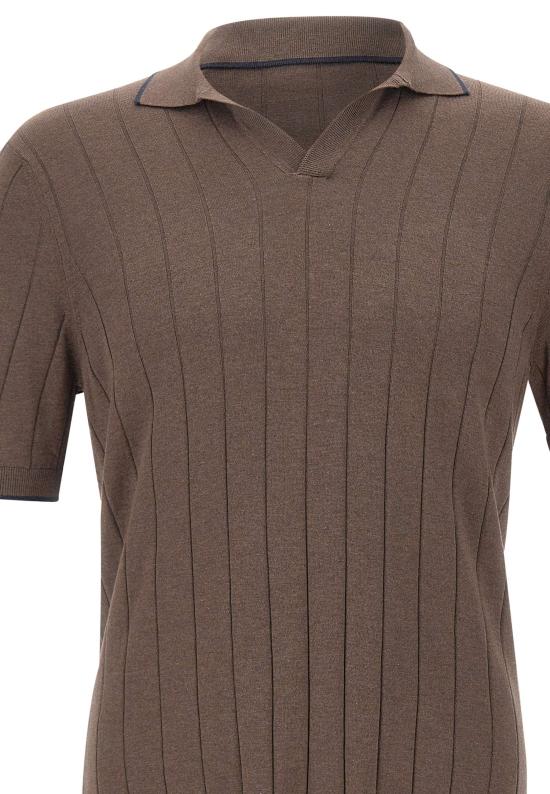 26SS 그랑싸쏘 폴로 티셔츠 43181 23510184 Brown - GRAN SASSO