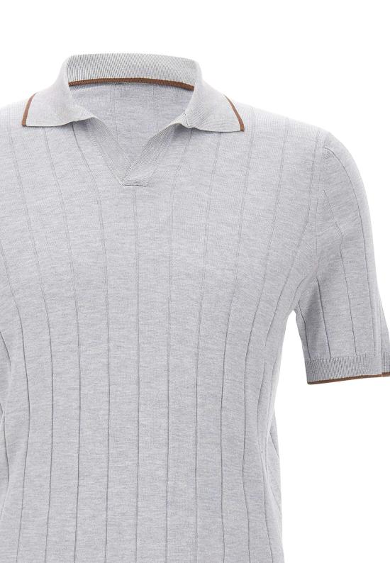 26SS 그랑싸쏘 폴로 티셔츠 43181 23510050 Grey - GRAN SASSO