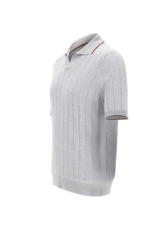 26SS 그랑싸쏘 폴로 티셔츠 43181 23510050 Grey - GRAN SASSO