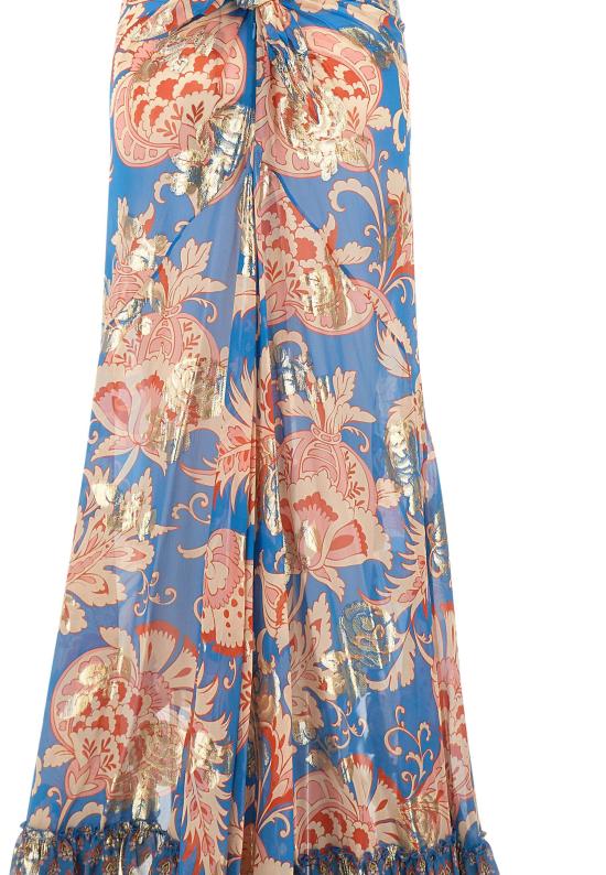 26SS 에트로 미디 스커트 WRFA0197 99SAA86X0882 MultiColour - ETRO