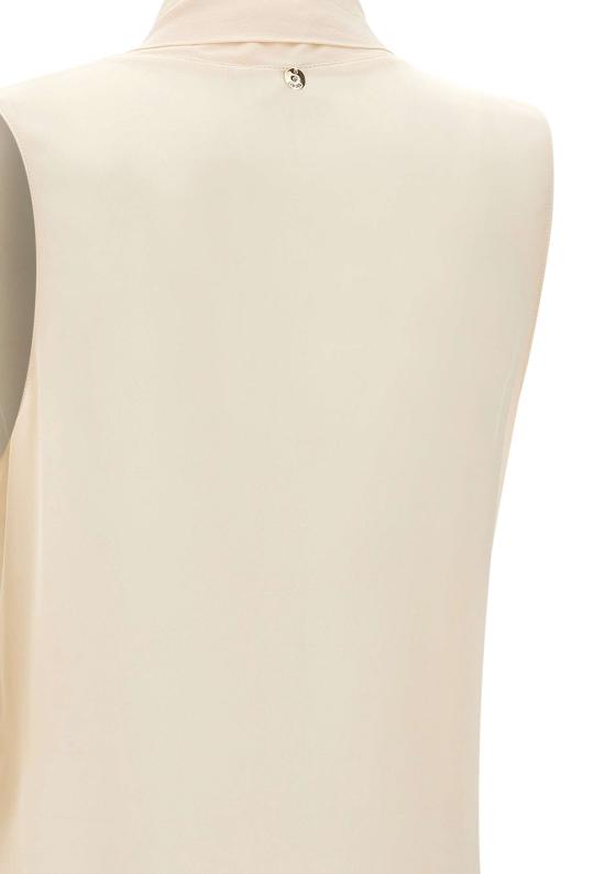 26SS 리우조 민소매 티셔츠 CA6284T2578 P9644 White - LIU JO