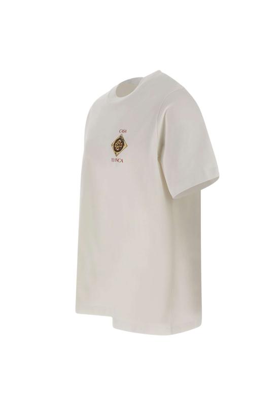 26SS 카사블랑카 반팔 티셔츠 MSS26JTS001 02 White - CASABLANCA