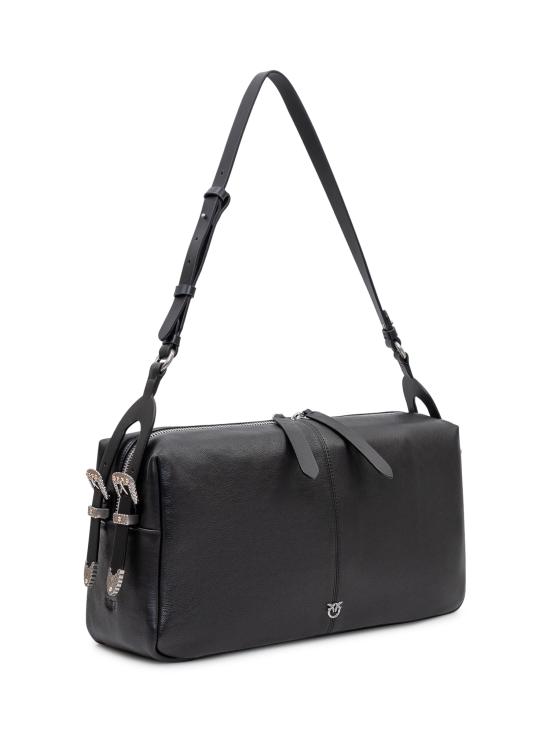 26SS 핑코 숄더백 106678A2JG Z99O NERO OLD SILVER - PINKO