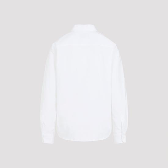 26SS 아미 긴팔 셔츠 HSH763CO0031168 NATURAL WHITE DOM - AMI