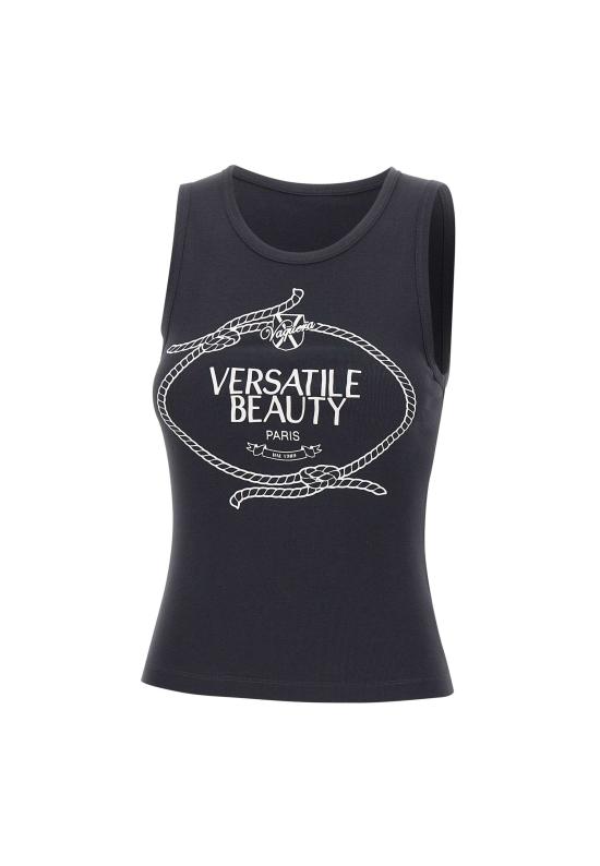 26SS 바퀘라 민소매 티셔츠 VAQ11T025 BLACK Black