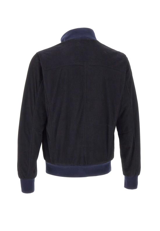 26SS 발바 가죽 자켓 53200 0087 Blue - BARBA