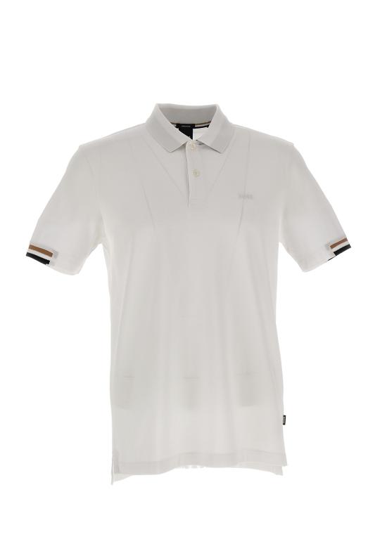 26SS 보스 폴로 티셔츠 50467113 100 WHITE