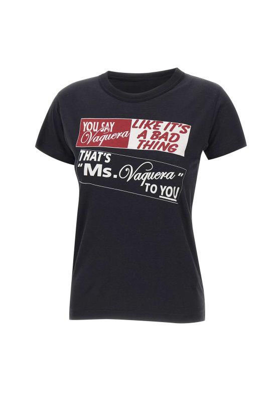 26SS 바퀘라 반팔 티셔츠 VAQ11T008 BLACK Black