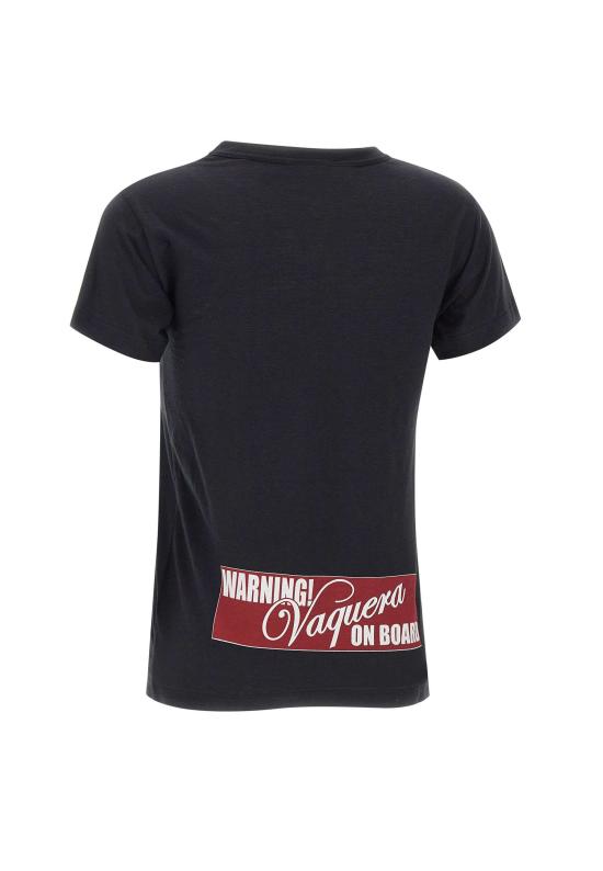 26SS 바퀘라 반팔 티셔츠 VAQ11T008 BLACK Black - VAQUERA