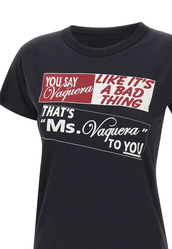 26SS 바퀘라 반팔 티셔츠 VAQ11T008 BLACK Black - VAQUERA