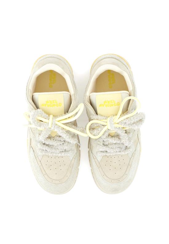 26SS 악셀 아리가토 스니커즈 F3903002 BEIGEYELLOW Beige - AXEL ARIGATO