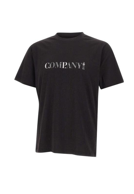 26SS 씨피 컴퍼니 30/1 저지 숏슬리브 로고 티셔츠 20CMTS085A 005100W999 Black