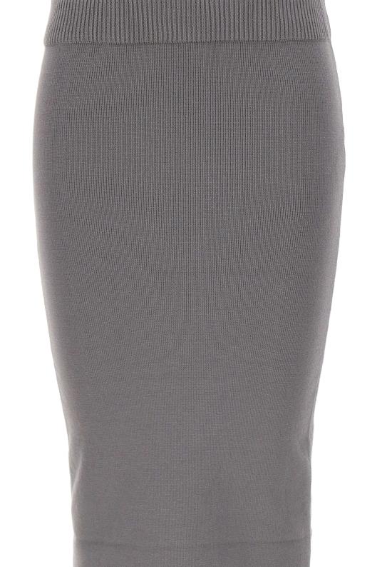 26SS 엔타이어 스튜디오 미디 스커트 ESSS26SK01252 0799 Grey - ENTIRE STUDIOS