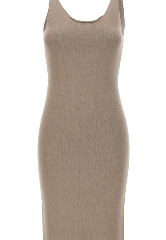 26SS 엔타이어 스튜디오 미디 원피스 ESSS26DR01252 0019 Grey - ENTIRE STUDIOS