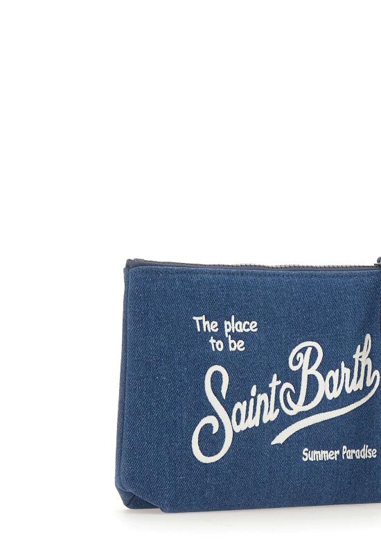 26SS 세인트바쓰 클러치/파우치 ALI0007 00436L Blue - MC2 SAINT BARTH