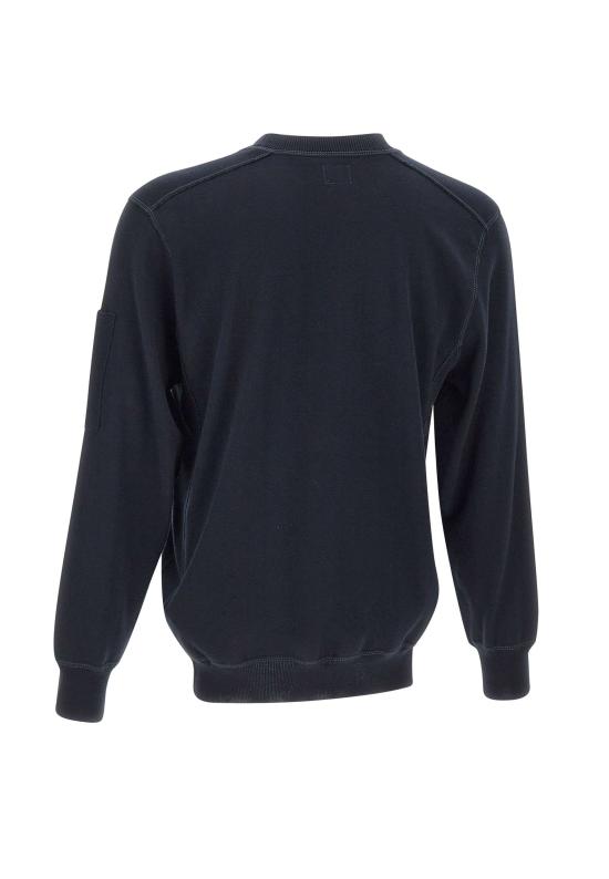 26SS 씨피 컴퍼니 코튼 씨 아일랜드 크루넥 렌즈 스웨터 20CMKN102A 110560A888 Blue - C.P. COMPANY